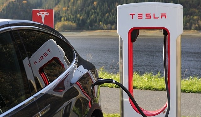 Tesla Electric Vehicle Recharging